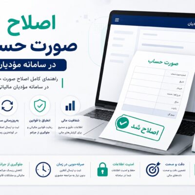 راهنمای اصلاح صورتحساب در سامانه مؤدیان
