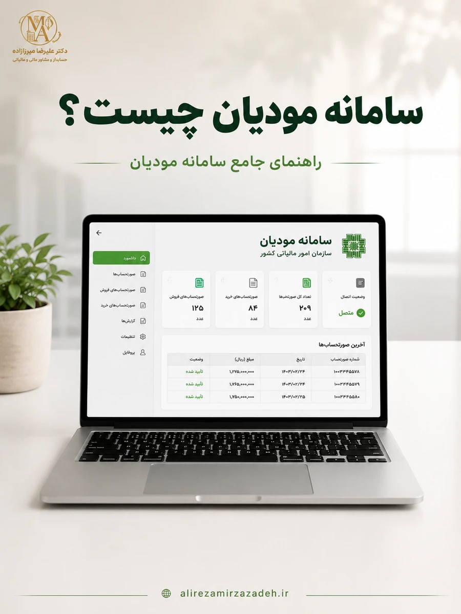 سامانه مودیان چیست و چگونه وارد کارپوشه مالیاتی شویم